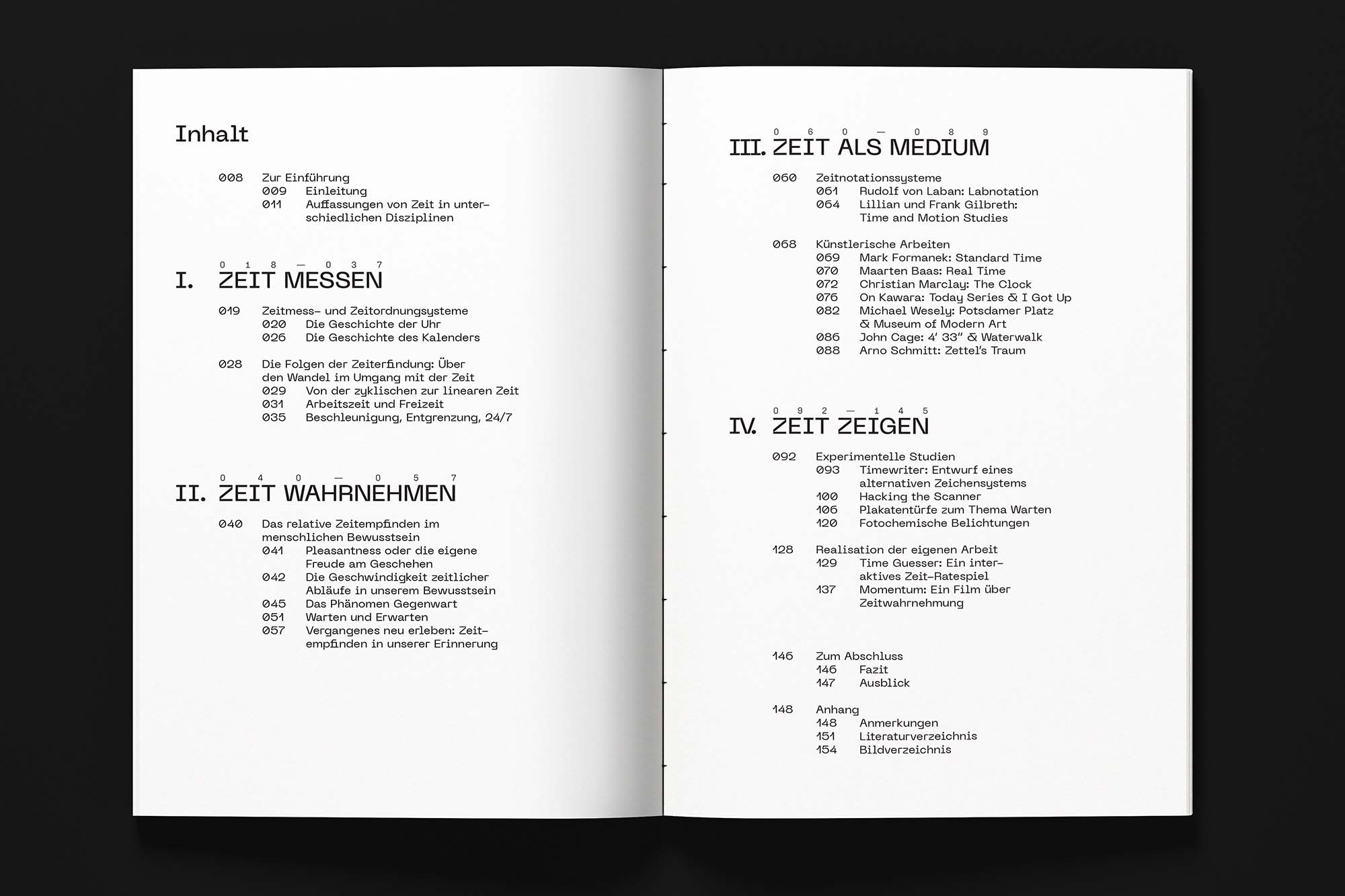 Zeit zeigen Master Arbeit Robert Sander Buch